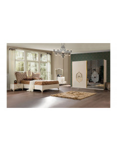 Armoire Tugra- beige miroir