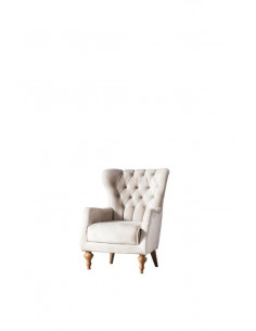 Ensemble Canapé capitonné convertible tissu velours BEYOGLU 3+1 pla...