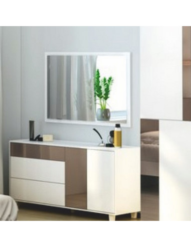 coiffeuse miroir- blanc