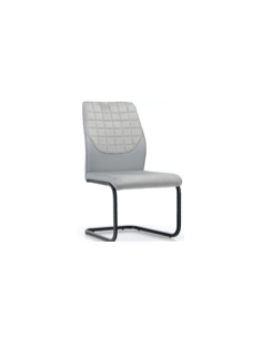 Chaise en Simili Noir et Blanc