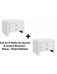 Lot de 2 Table de chevet 2...