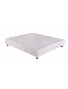1 SOMMIER TAPISSIER A LATTE + PIEDS OFFERTS 