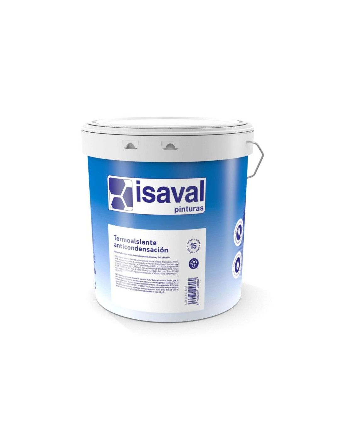 Linvea Igienix - Thermo-isolant blanc 1 L - Peinture pour intérieur à haute  isolation thermique, insonorisante, anti-condensation, résistant aux