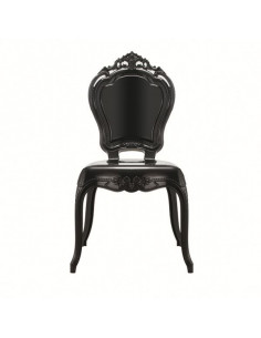 Chaises royales Crown Noir  Description Ce fauteuil haut de gamme d...