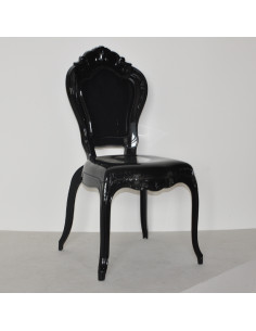 Lot de 4 chaises royales Crown Noir  La chaise "Royales Crown" est ...