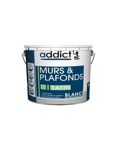 Peinture Mur&Plafonds 2en1 10L ADDICT