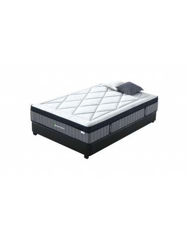 Matelas à ressort ensaché + Mousse à...