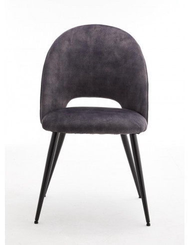Chaise en volours modèle Sandra