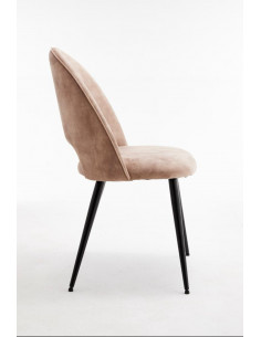 Chaise en volours modèle Sandra Chaise velours SANDRA Complétez la ...