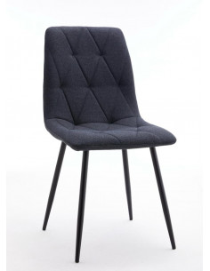 Chaise en tissu capitonné Laura mariera avec tout style de décorati...