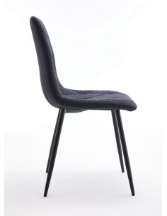 Chaise en tissu capitonné Laura mariera avec tout style de décorati...