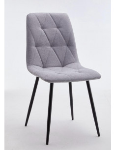 Chaise en tissu capitonné Laura mariera avec tout style de décorati...