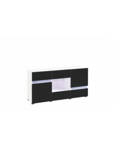 1 Buffet LED COLORS Blanc et Noir