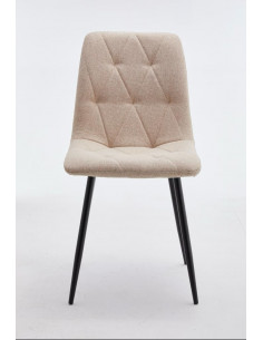 Chaise en tissu capitonné Laura mariera avec tout style de décorati...