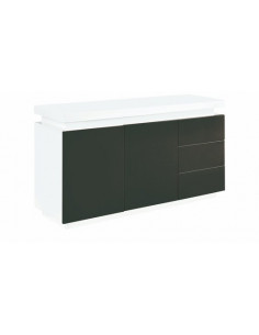 1 Buffet LED COLORS Noir et Blanc