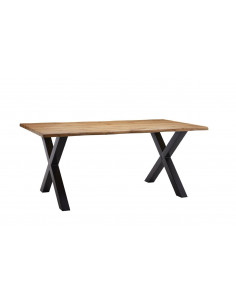 Table à manger design en bois et métal 6 personnes LOVE Description...
