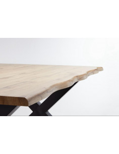 Table à manger design en bois et métal 6 personnes LOVE Description...