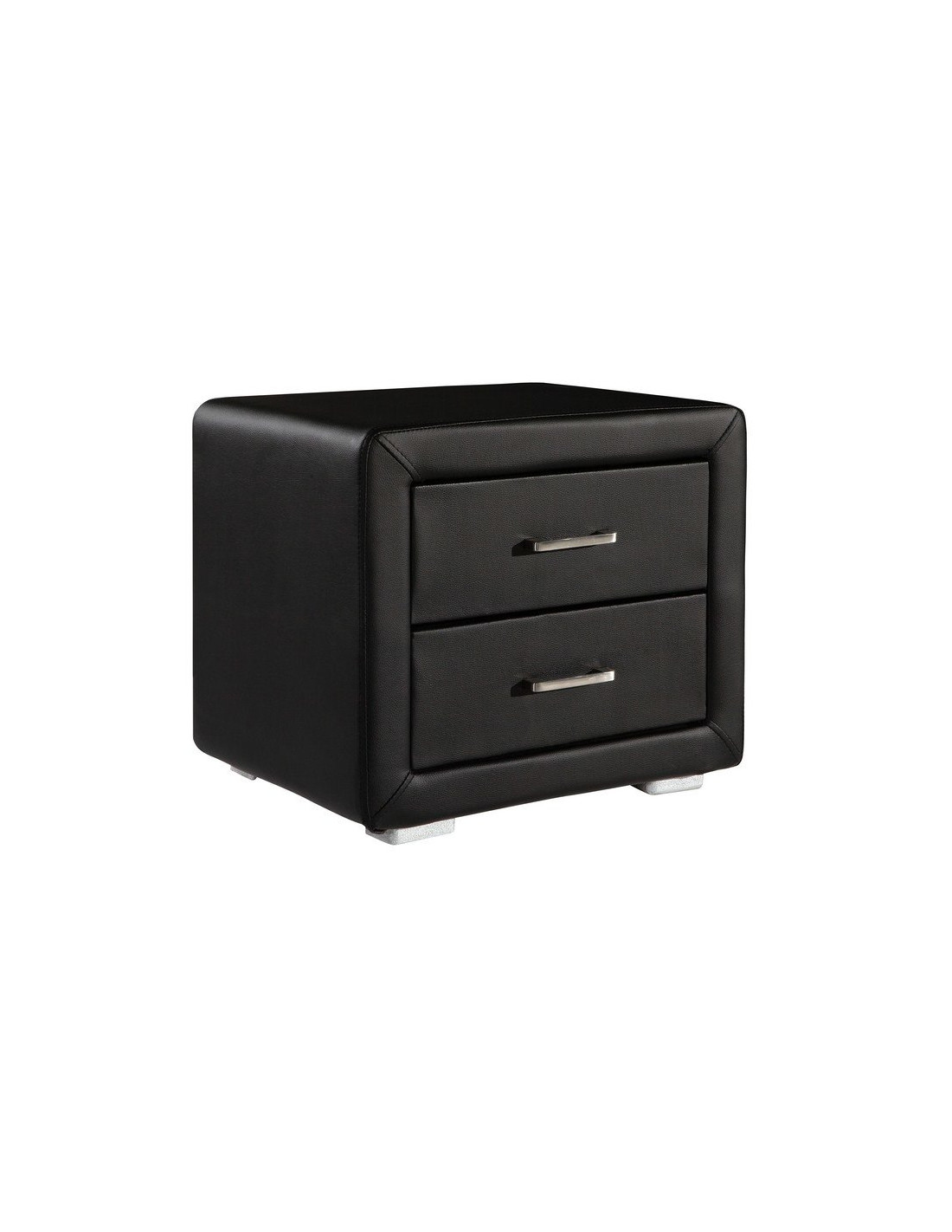 Table de chevet 6 tiroirs Houston - Noir DESTOCKPRO Table de chevet 6 tiroirs Houston - Noir DESTOCKPRO