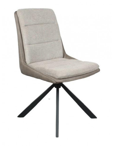 Chaise en tissu pivotante modèle BERLIN