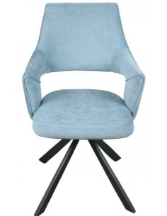 Lot de 2 Chaises en tissu moderne modèle FANTA  Découvrez notre cha...