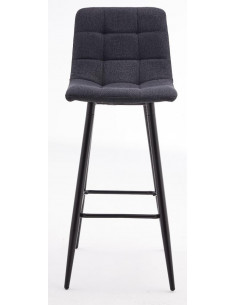 Lot de 4 chaises hautes en tissu modèle MILKA  Découvrez notre chai...