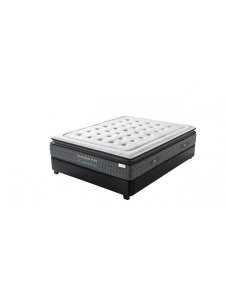 Matelas a mémoire de forme + ressort ensaché 5 zones modèle PLATINUM