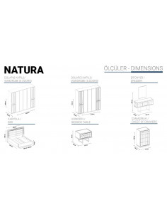 Table de Chevet Modèle Natura