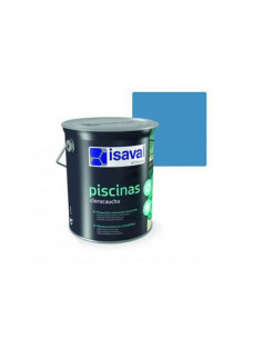 2 PEINTURE PISCINE SATIN?E SOLVANT?E A BASE DE CAOUTCHOUC CHLORE