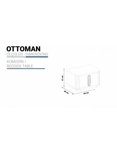 Table de Chevet Modèle Ottoman