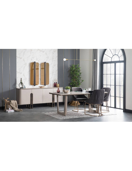 Console avec miroir Ottoman Expo