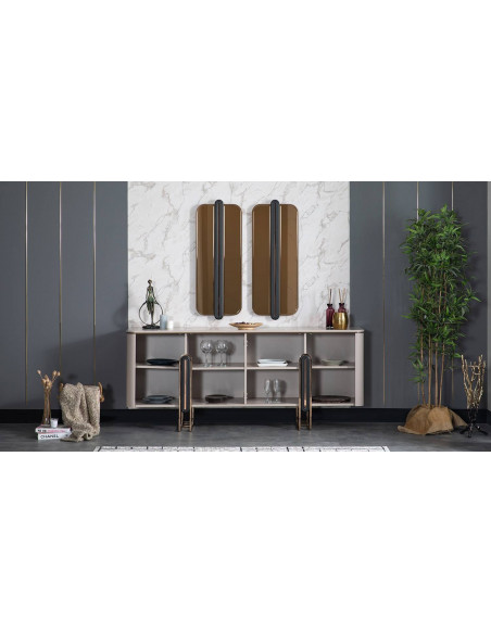 Console avec miroir Ottoman Expo