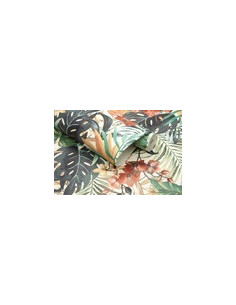 Pvi Motif  Jungle Orchidées Color Crème