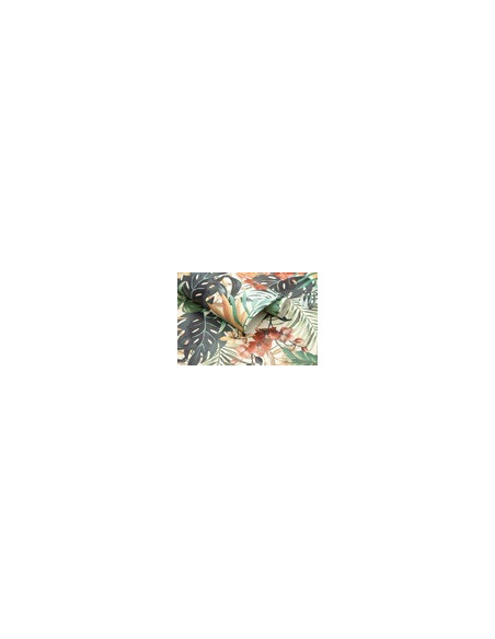 Pvi Motif  Jungle Orchidées Color Crème