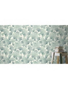 Vei Feuilles De Ginko Color Turquoise