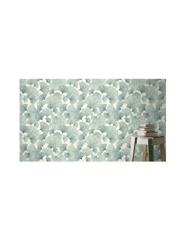 Vei Feuilles De Ginko Color Turquoise