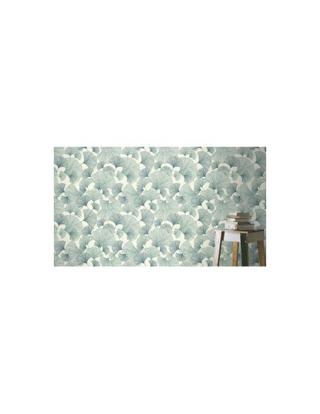 Vei Feuilles De Ginko Color Turquoise