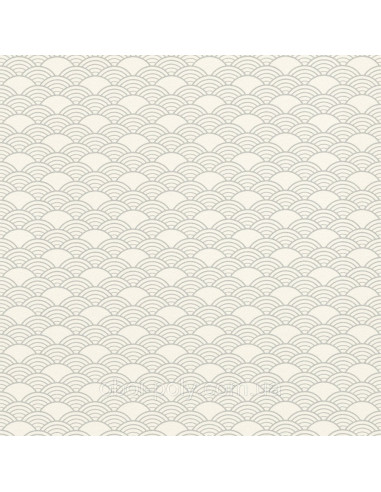Vague Japonaise color Blanc Argenté