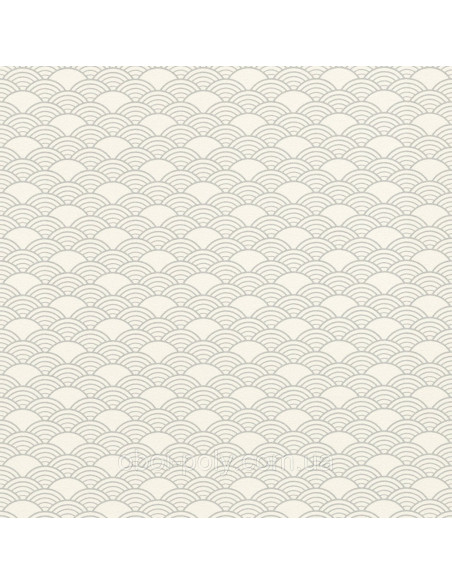 Vague Japonaise color Blanc Argenté