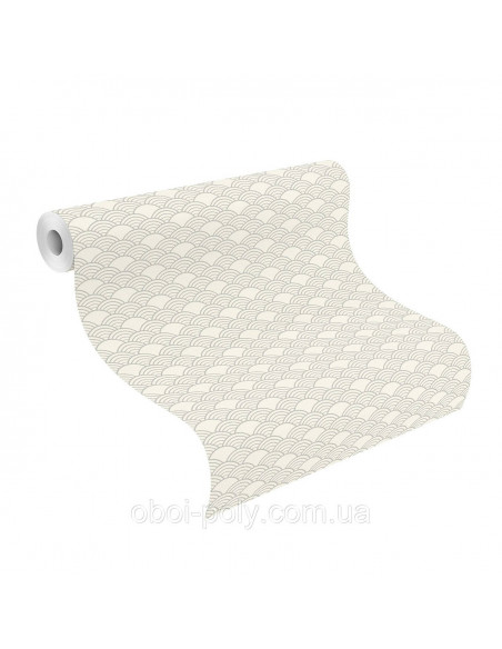 Vague Japonaise color Blanc Argenté