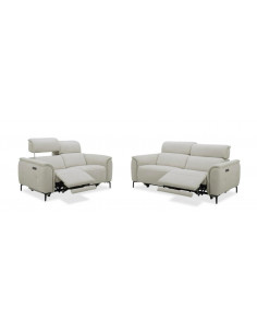 Ensemble de canapé 3+2 places relax éléctrique en tissu modèle COLETT