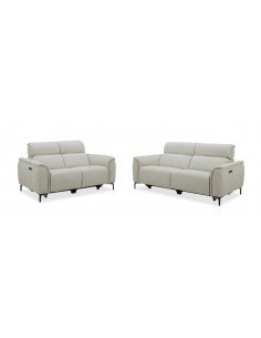 Ensemble de canapé 3+2 places relax éléctrique en tissu modèle COLETT