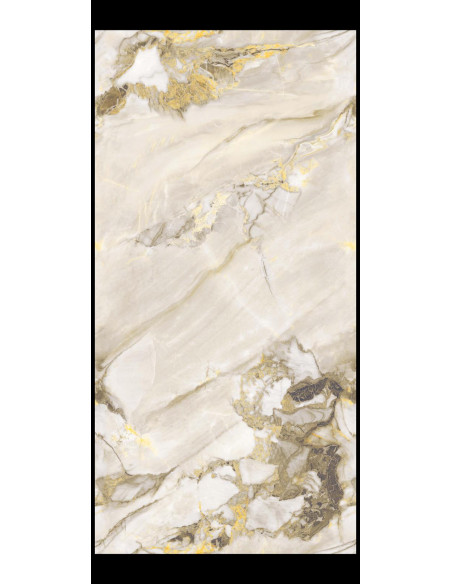 Carrelage rectifié 60X120 cm modèle MONGOLIAN GIALLO