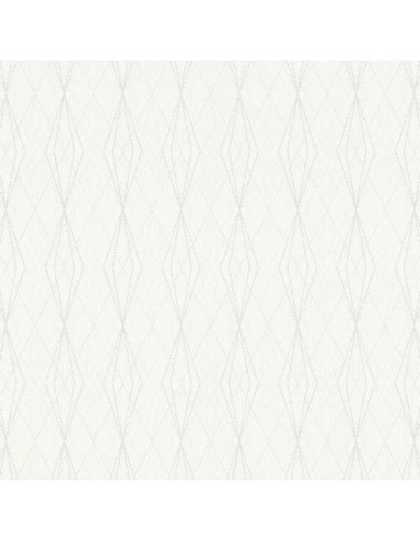 papier peint LOSANGE GRIS PÂLE