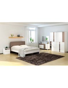 1 chambre a coucher ROMA - blanc