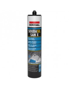 Soudasil SAN X - Mastic silicone sanitaire neutre - 280mL