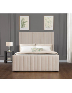 Lit Velours avec Coffre Velurino – Élégance et Rangement