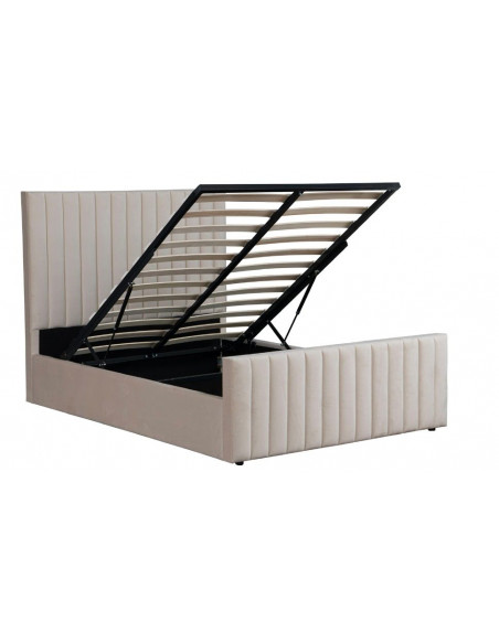 Lit Velours avec Coffre Velurino – Élégance et Rangement