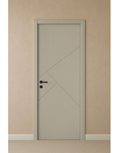 PortaLux Elegance – Porte Intérieure en MDF et Bois Massif avec Revêt