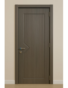 NovaLux Elite – Porte Intérieure en MDF et Bois Massif avec Revêtement PVC