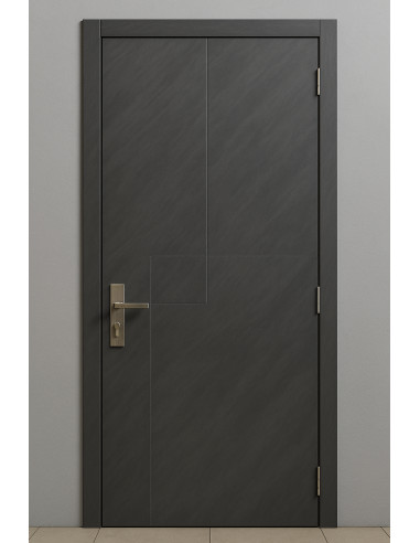 Optima Luxe – Porte Intérieure en MDF et Bois Massif avec Revêtement PVC